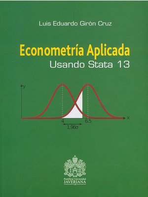 cover image of Econometría aplicada usando stata 13